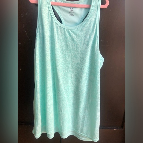 2 Tops! 1 Champion and 1 All in Motion. Girls tank and t-shirt bundle. Aqua Tank - Picture 2 of 13